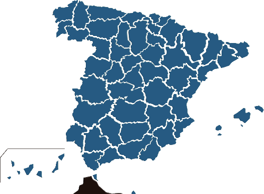 Mapa político de España